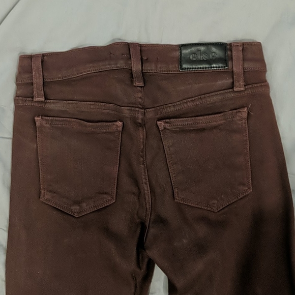 Maroon stretch skinny jeans - Picture 2 of 2